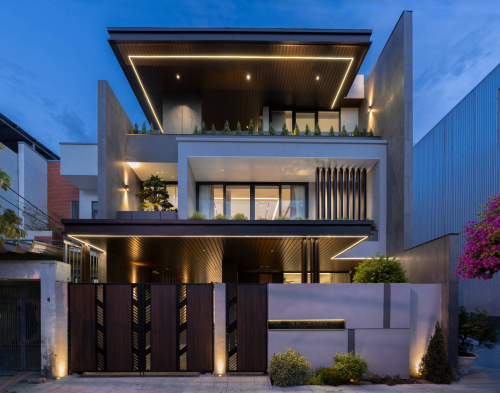 QH Villa – Biệt thự phố với hệ khoảng đệm xanh tại Đà Nẵng | IPM Architects