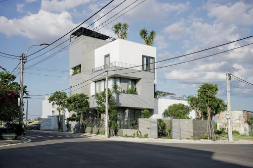 LT House: Hình khối hiện đại gắn liền với khoảng xanh thiên nhiên bền vững | NNA Design