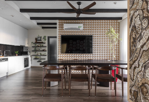 Căn hộ Đảo Kim Cương: Sự giao thoa giữa wabi-sabi và đời sống đương đại |  Prime Homes Design & Build